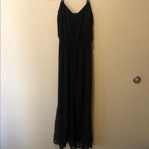 Black Maxi Dress, Size S